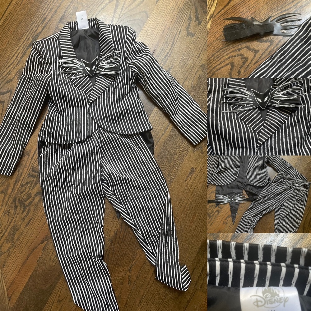 Disney store nightmare before Christmas jack costume perfect condition size 5/6